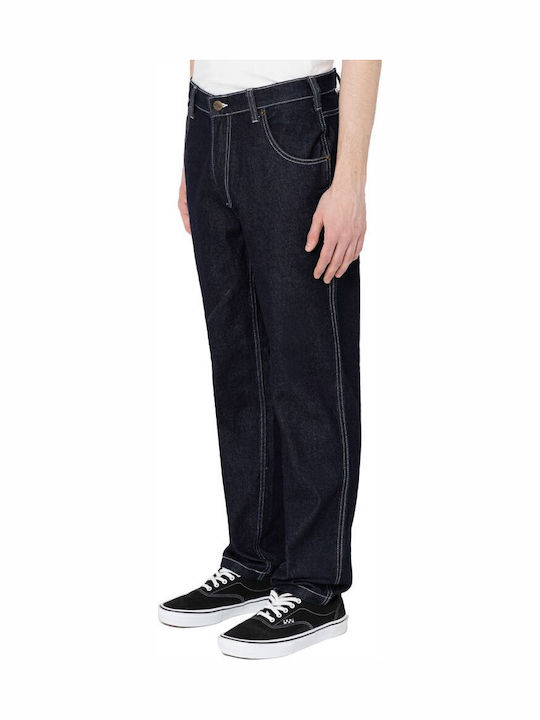 Madison Ανδρικό Παντελόνι Τζιν με Loose Baggy Εφαρμογή Μπλε