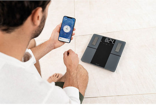 Beurer Smart Ζυγαριά 180kg με Bluetooth Μαύρη 12.03.00.400