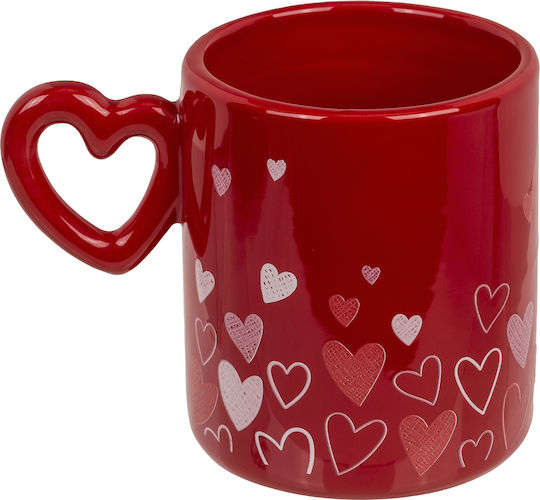 ArteLibre ‘love’ Ceramic Mug 380ml 2 Pieces
