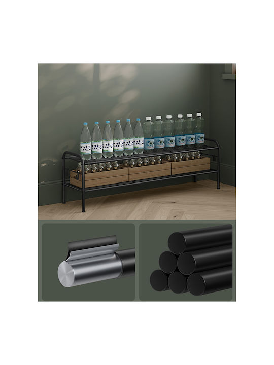 Metallische Schuhorganisator 114x28x35cm