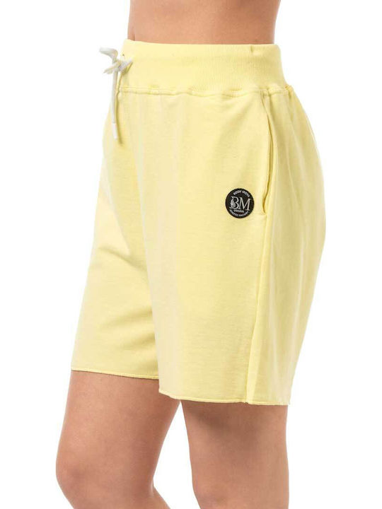 Damen Bermudas Zitronengelb