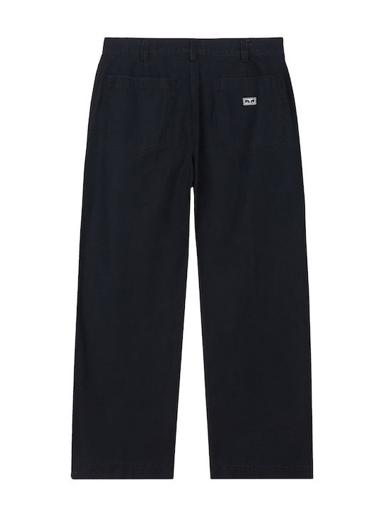 Obey Bigwig Baggy Utility Pant Anthracite Faded Wash