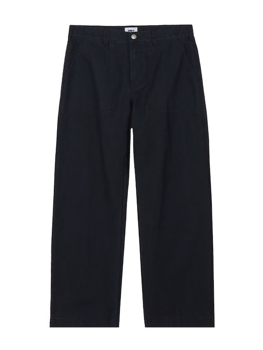 Obey Bigwig Baggy Utility Pant Anthracite Faded Wash