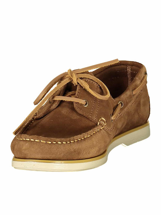 Ανδρικά Boat Shoes σε Καφέ Χρώμα