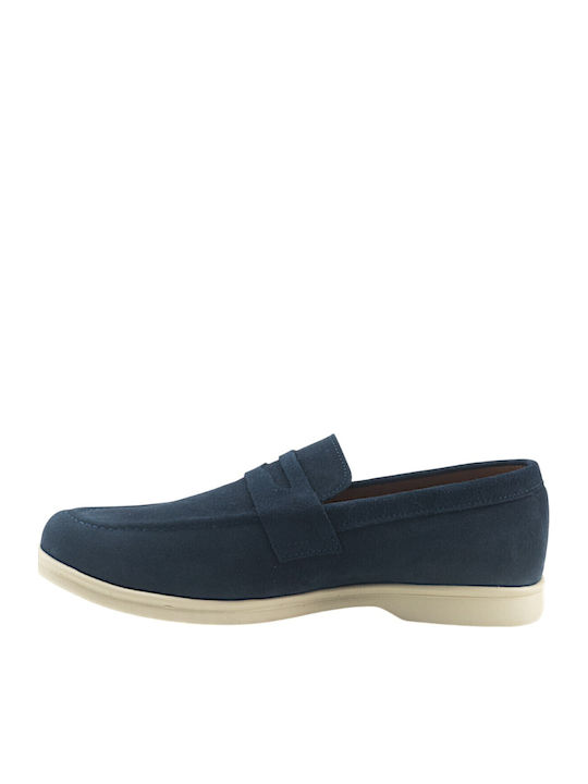 Men's Moccasins in Blue Colour