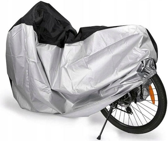 Husă Pentru Biciclete Trotinete Motociclete Zola Impermeabilă Rezistentă La Uv Prafului Bandă Elastică Orificii Sistem Antifurt Husă De Depozitare 200 X 110 Cm Argintiu Negru
