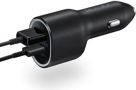 Samsung Φορτιστής Αυτοκινήτου 40W με Θύρες: 1xUSB 1xType-C Μαύρος