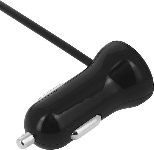 Forever M01 Încărcător Auto 2.1A cu un Port: 1xUSB împreună cu Cablu Type-C Negru Culoare