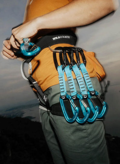 Wild Country Wildhybrid Задайте Карабинери За Катерене 12 См Черно Тюркоазено