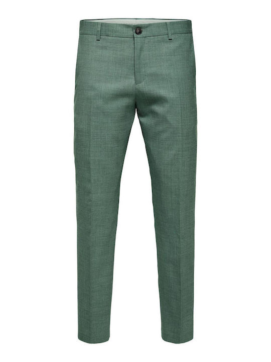Pantaloni Elastic Slim Fit Verde