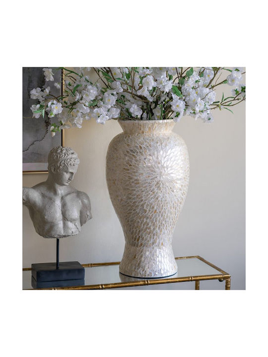 Artekko Dekorative Bambusvase Ecru 34x34xH61cm