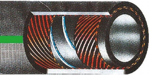 SEL Irrigation Pipe with Line & Wire 102mm 02.051.100