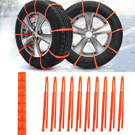 Lanțuri Antiderapante Pentru Autoturisme 10 Bucăți
