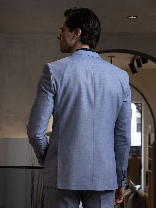 Men's Suit with Slim Fit Blue