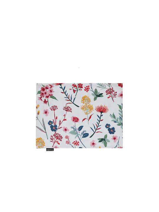 Kentia Σουπλά Υφασμάτινο Λευκό 45x33cm 4τμχ Kentia Σουπλά Υφασμάτινο Λευκό 45x33cm 4τμχ