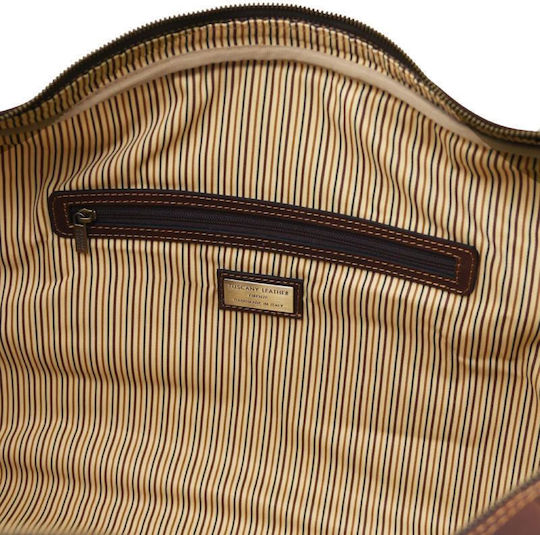 Tuscany Leather Brown Sack Voyage Leather