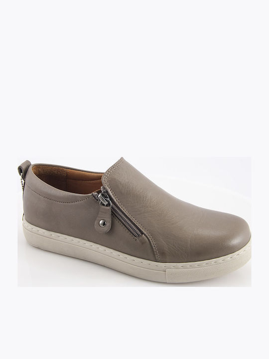 Anatomic Women's Slip-Ons Leather Burgundy