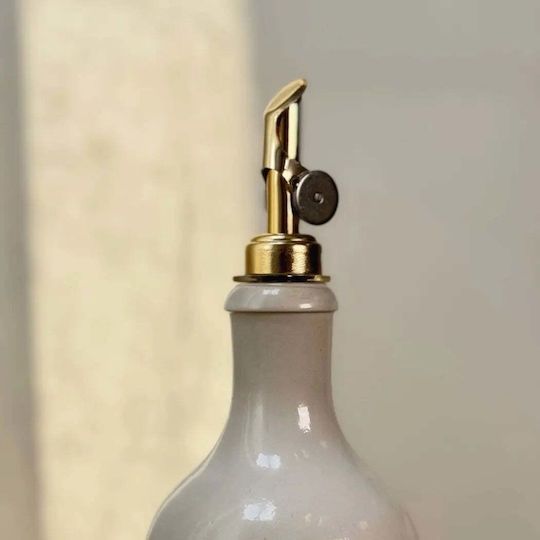 Phos & Gaia Porcelain Oil And Vinegar Dispenser Set With Flow