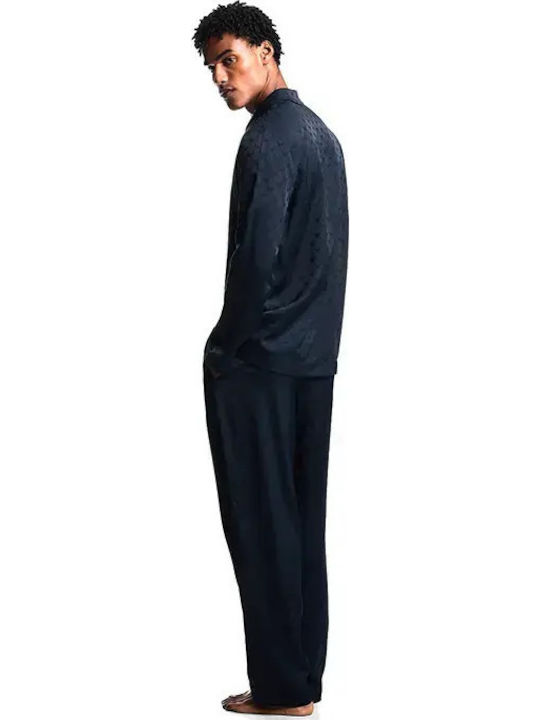 Emporio Armani Winter Men's Pyjama Blue
