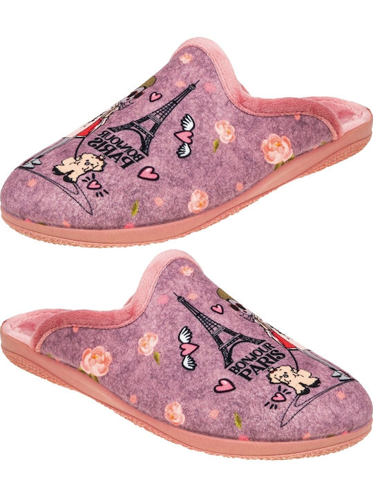 Winter Women's Slippers Pink