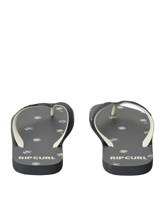Offener Zeh Herren Flip Flops Schwarz