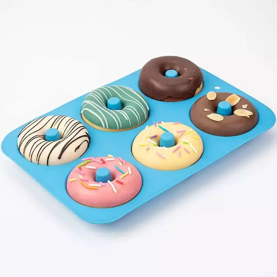 Pandaboo Bakeware Tin For Cupcakes/Muffins Made Of Silicone 6 Sockets