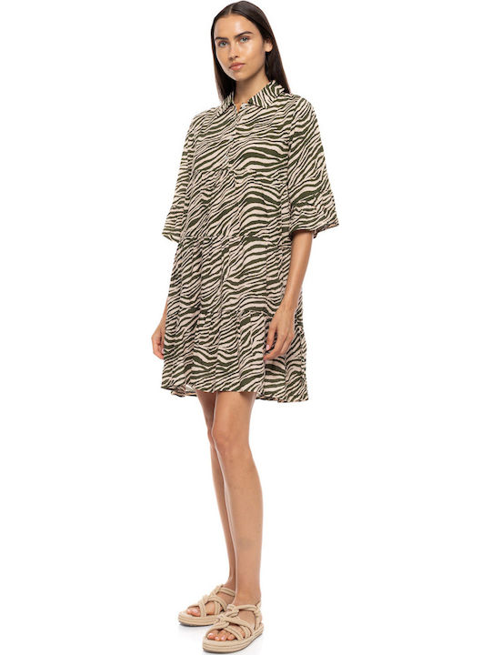 Pink Label Καφτάνι Παραλίας Bilbao Green Leo Pink Label Καφτάνι Παραλίας Bilbao Green Leo