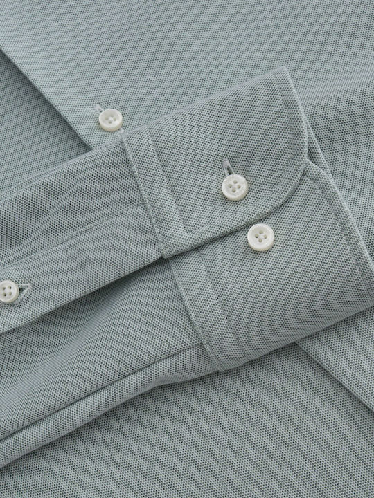 Long Sleeve Cotton Shirt Mint
