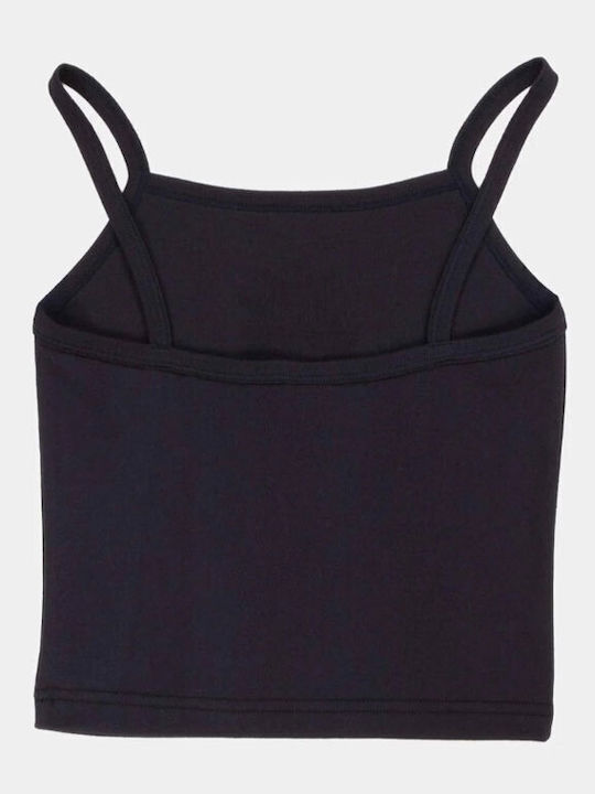 Women's Sleeveless Black Blouse