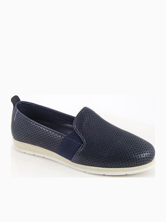 Leather Women's Moccasins in Black Colour