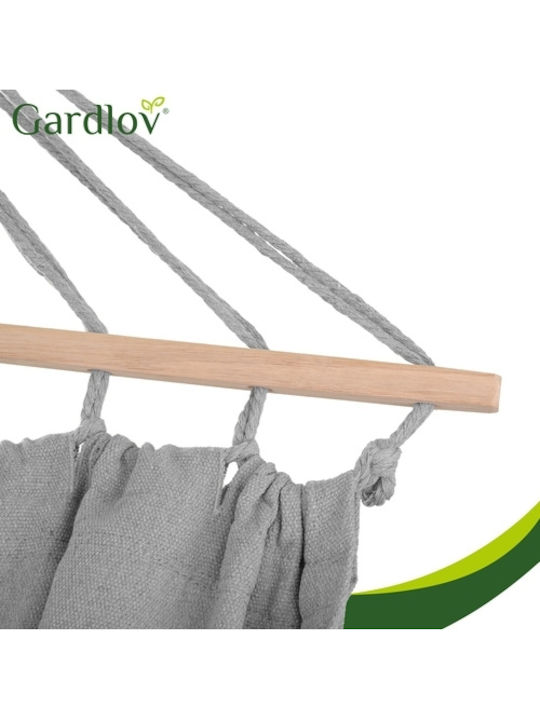 Gardlov Αιώρα Διπλή Υφασμάτινη με Βάση Γκρι 200x150εκ.