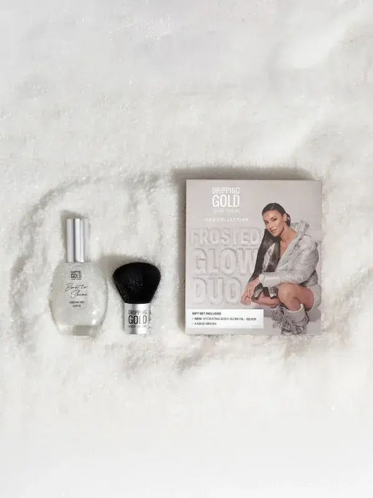 Dripping Gold Frosted Glow Duo Set Cadou Pentru Corp 2 Bucăți