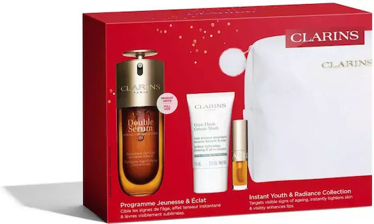 Set Cadou Double Serum Holiday Season Clarins Nuanță Galben