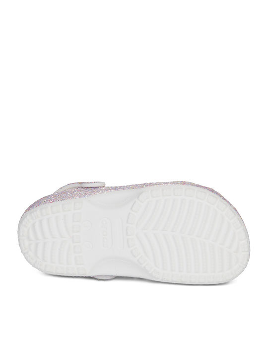 Glitter Kids Anatomic Beach Clogs Purple