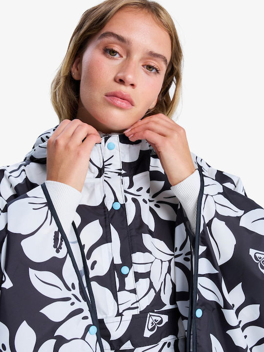 Roxy Beach Poncho Gray