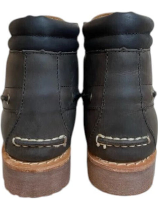 Leder Graue Herrenstiefel