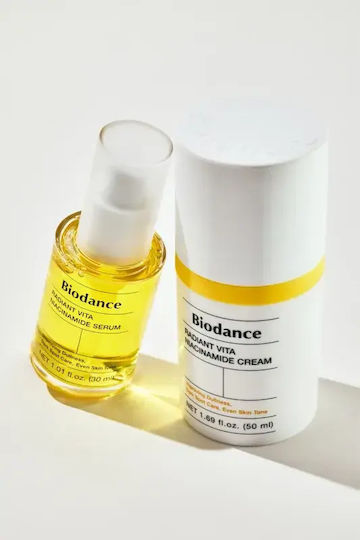 Nourishing Moisturizing Cream Brightening Smoothing Effect Biodance Radiant Vita Niacinamide Cream 50 Ml