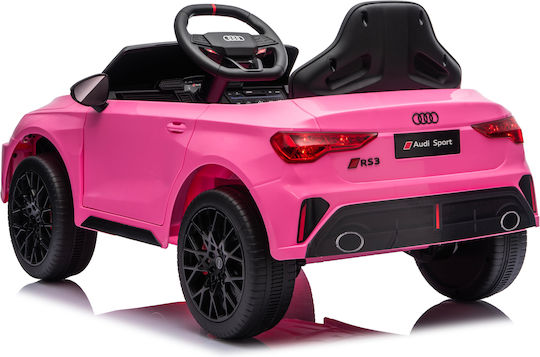 Audi RS3 Einsitzer mit Fernbedienung Lizensiert 12 Volt Rosa