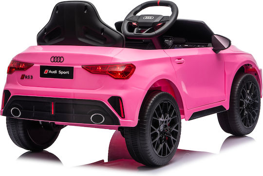 Audi RS3 Einsitzer mit Fernbedienung Lizensiert 12 Volt Rosa