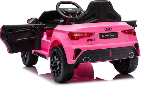Audi RS3 Einsitzer mit Fernbedienung Lizensiert 12 Volt Rosa