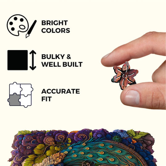Peacock Mandala Puzzle 2D 200pcs
