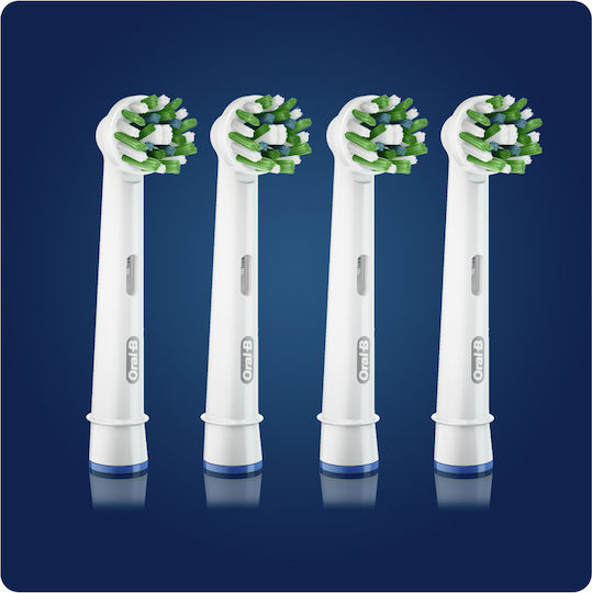 Oral-B Cross Action Cleanmaximiser Replacement Heads for Electric Toothbrush 4pcs