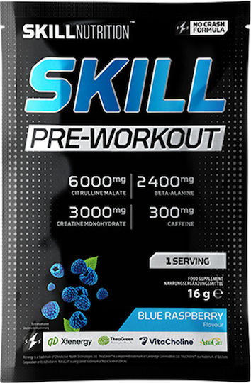 Skill Nutrition Συμπλήρωμα Pre Workout 400gr Berry Blast