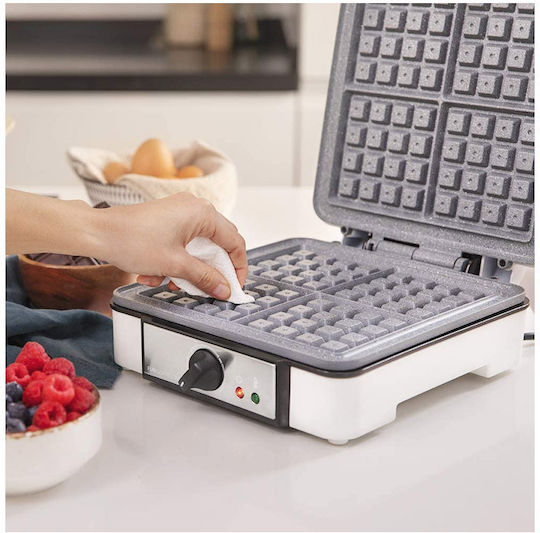 Cecotec Fun Gofrestone 4 Гофретник за Квадратни Гофрети 4 Места 1200W Inox