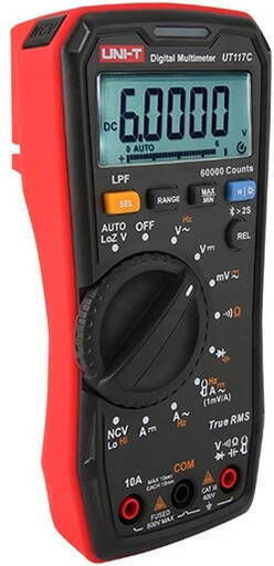 Uni-T Ψηφιακό Πολύμετρο True RMS με Μέτρηση AC / DC UT117C