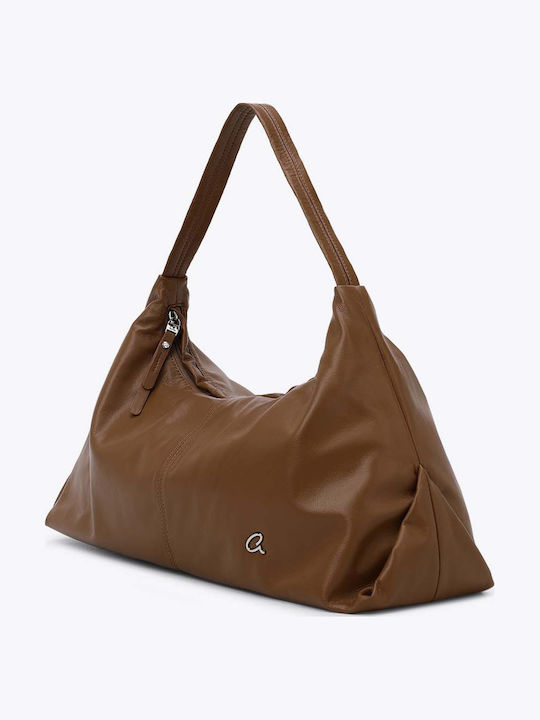 Damen-Hobo-Tasche Camel