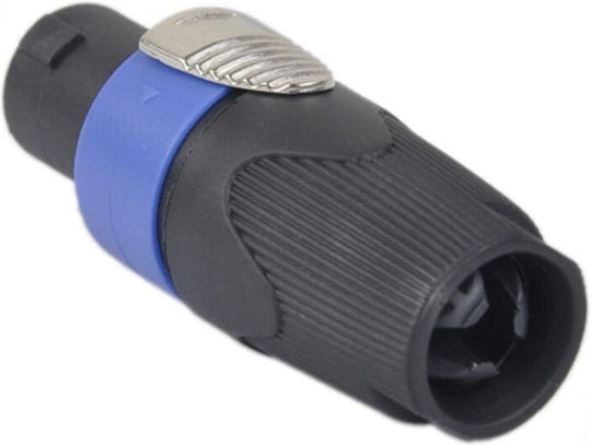 Conector Prelungitor Speakon 4 pini 4spk-bk Lx-audio pentru Boxe