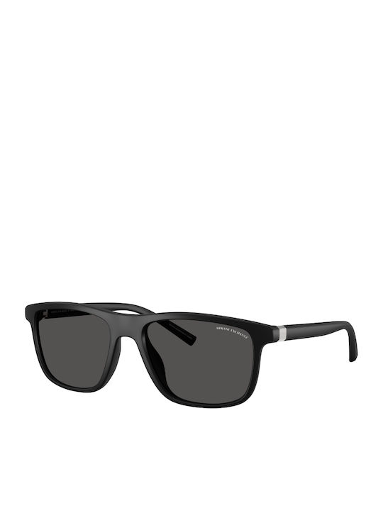 Armani Exchange Ανδρικά Γυαλιά Ηλίου με Μαύρο Κοκκάλινο Σκελετό και Γκρι Φακό AX4167SU 807887