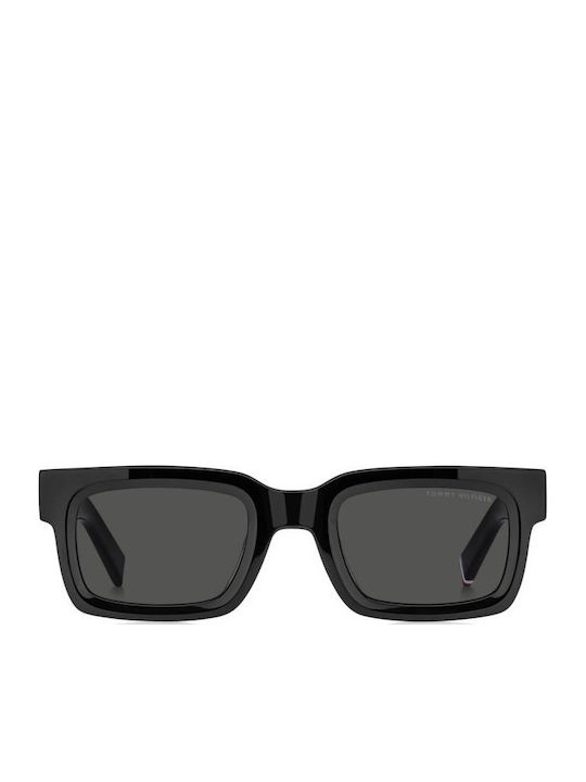 Tommy Hilfiger Unisex Γυαλιά Ηλίου με Μαύρο Κοκκάλινο Σκελετό και Γκρι Φακό TH2368/S 807/IR
