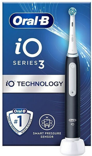 Oral-B Io3 Series Elektrische Zahnbürste mit Reiseetui Schwarze